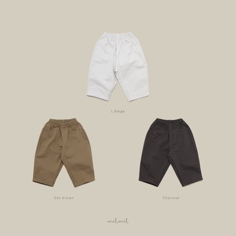 melmel/17. Cotton Baggy Pants? XXS-XL