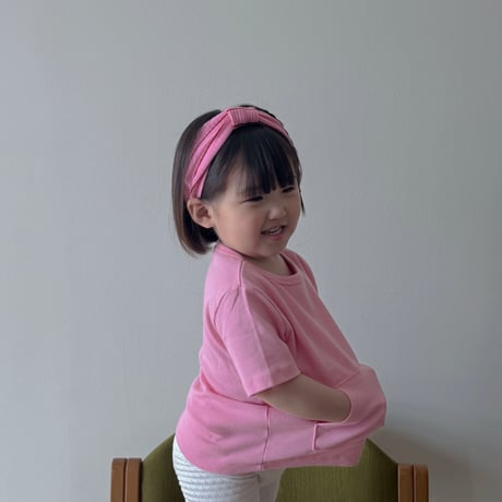 plain/20. cotton candy pocket T-shirt XS-XL