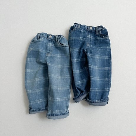 digreen/37. Check denim S-2XL