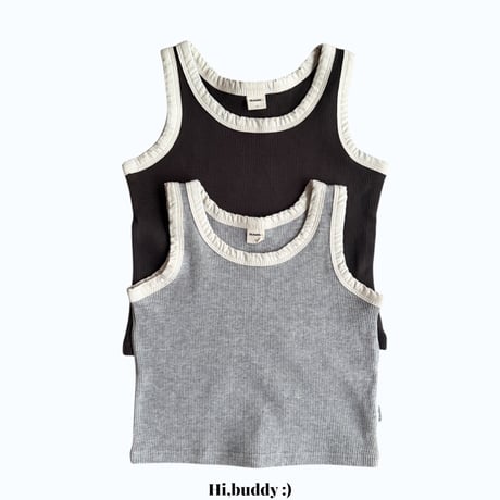 hibuddy/5. waffle sleeveless S-XL