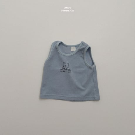 lindo/54. bear terry sleeveless XS-XL