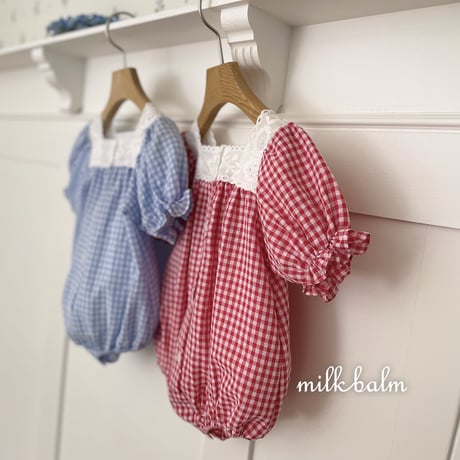 milkbalm/12. ivy check suit XS(-6M)-M(12M-18M)