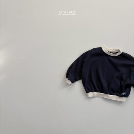 lalaland/18. waffle two color man-to-man XS-XL