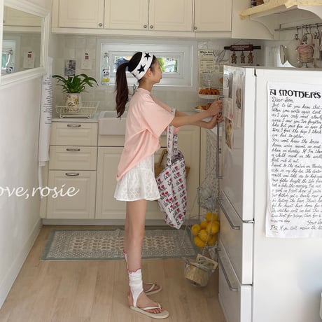 loverosie/116. punching fril skirt L-XL