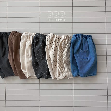 bellabambina/101. finger ( check ) pants 12M-XL