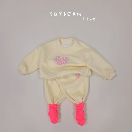 soybean/7. bebe heart updown set S(12M)-M(18M)