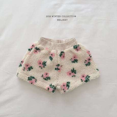 melikey/84. heart flower half pants JS-JM