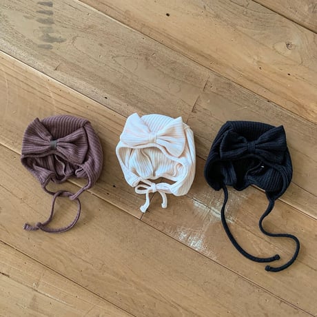 bebeholic/48. may ribbon bonnet FREE