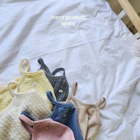 merrygoround/36. spring sleeveless XS-2XL