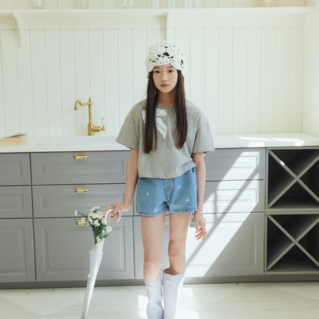 sm2/6. ribbon half crop T-shirt 9-17