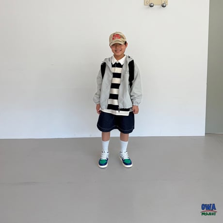 owa/15. rugby collar T-shirt S-XL