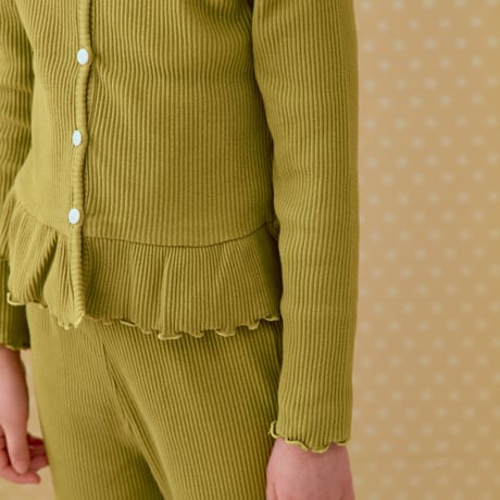 minimal/77. golgi fril cardigan JS-JM