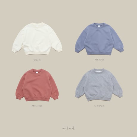 melmel/20. Regular Sweatshirt? XXS-XL