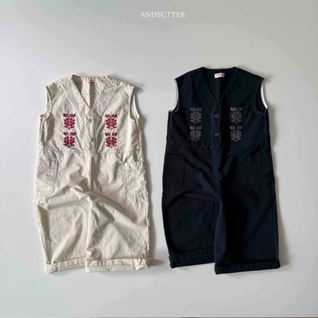 andbutter/14. embroidery Jump suit JS-JM