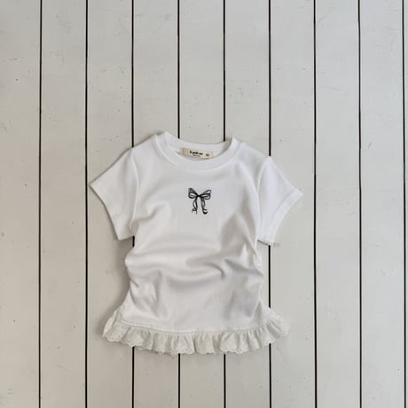 lepetitmot/13. ribbon shirring T-shirt XS-XL