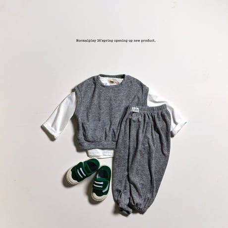 normalplay/83. two piece terry vest 12M-XL