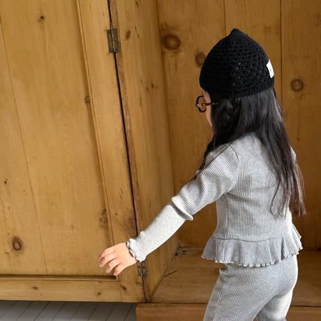 minimal/77. golgi fril cardigan JS-JM