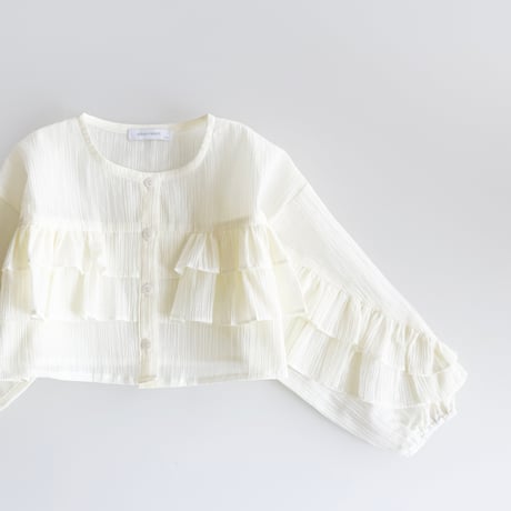 urbanrabbit/47. Ruffle Crop Shirt JS-JM