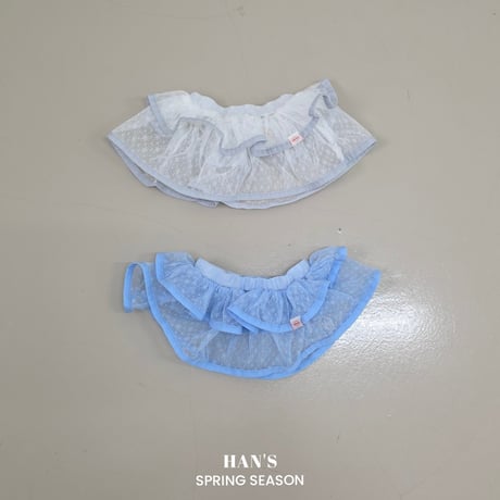 hans/4. star mesh rayerd skirt JM