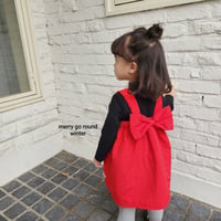 merrygoround/24. padding ribbon one-piece XS-L