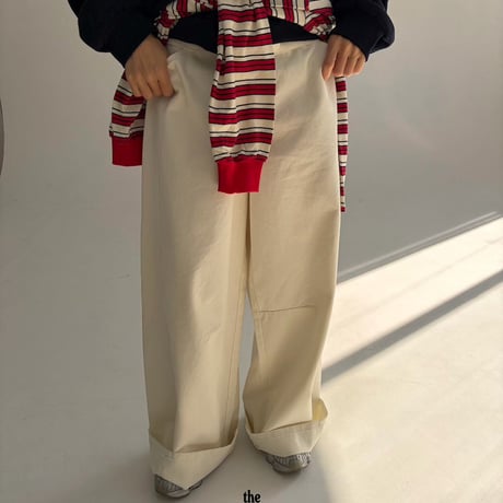 saintdoll/78. cotton wide pants ADULT