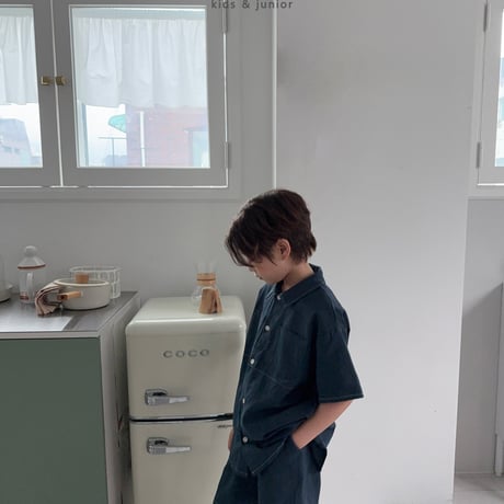 owen/32. stitch linen set shirt JS-JXL