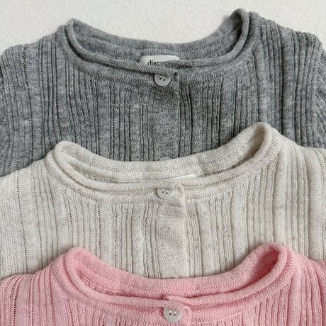 digreen/49. wiggly rib cardigan S-2XL