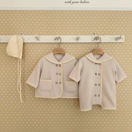 monbebe/12. hand made sailer suit S(3-12M)-M(12-24M)