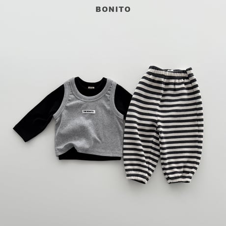 bonito/123. waffle jogger pants 6M-18M