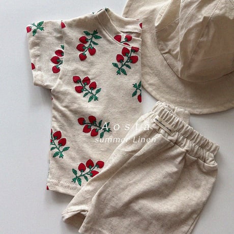 aosta/38. Linen Short Sleeve T S-2XL