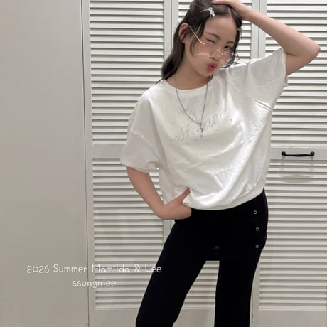 matilda/111. cubic lettering T-shirt 5-13