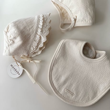 monbebe/19. noa double fril bonnet FREE(3-24M)