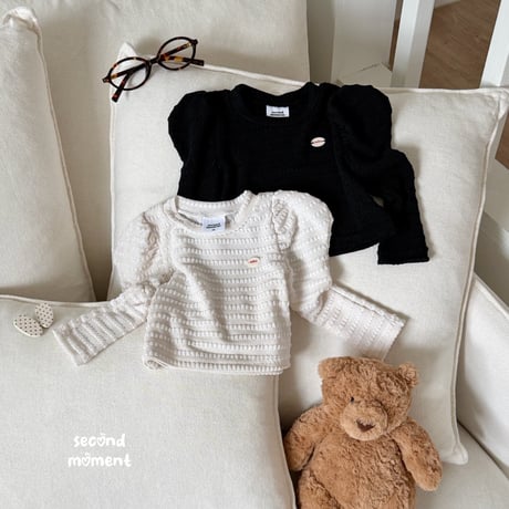 secondmoment/76. vanilla puff T-shirt XS-XL
