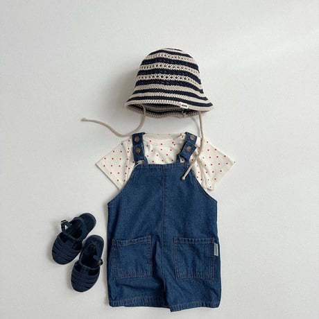 minirobe/8. distressed denim overalls  S-XL