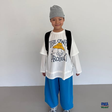 owa/11. puffy two color T-shirt S-XL