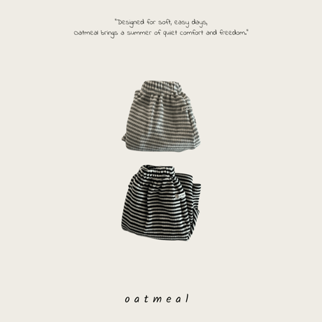 oatmeal/10. mini st half pants XS-XL