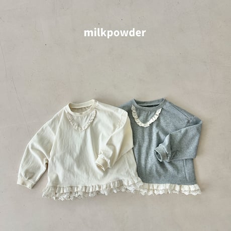 milkpowder/20. ripple T-shirt 13-15