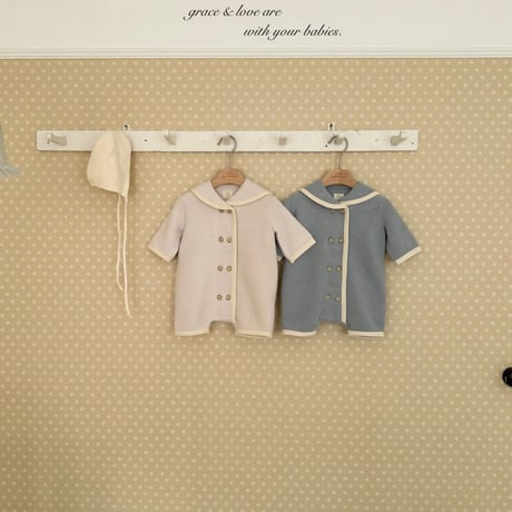 monbebe/12. hand made sailer suit S(3-12M)-M(12-24M)