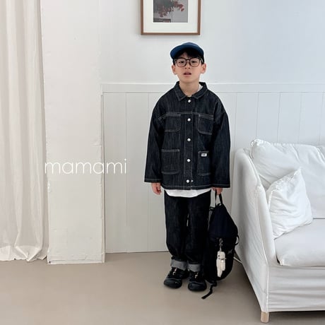 mamami/56. school denim jacket JS-JL