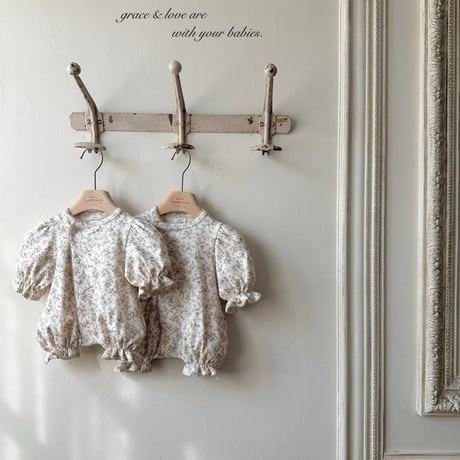 monbebe/31. small flower rory suit NEWBORN(0-3M)-S(3-6M)