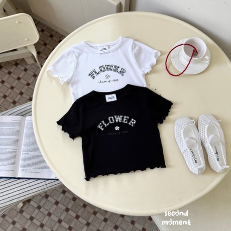 secondmoment/56. flower T-shirt JS-JL