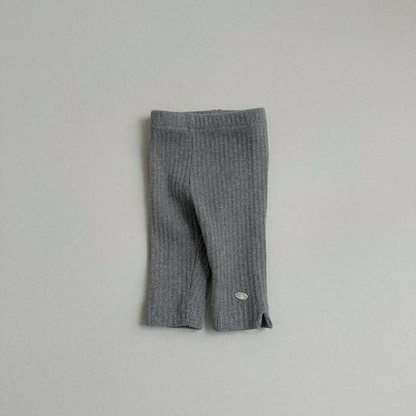digreen/4. rib capri leggings? S-2XL