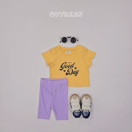 soybean/93. plan ) good day semmi crop half t T-shirt JS-JM