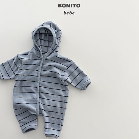 bonito/102. terry suit hood 6M-18M