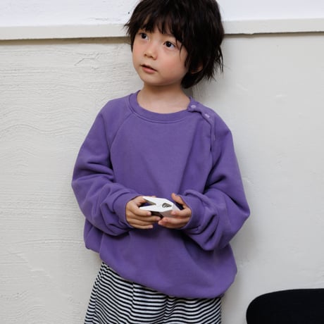 andbutter/4. Button Raglan Sweatshirt XS-XL