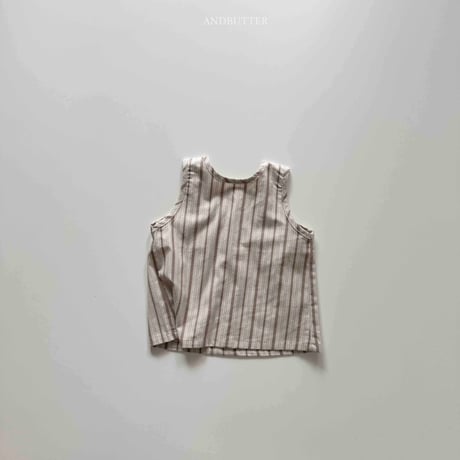 andbutter/36. Natural Button sleeveless JS-JM