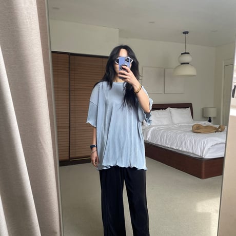 mikki/10. plitch half t T-shirt ADULT