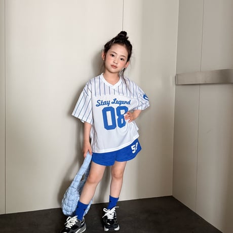 comma/121. two color number T-shirt 110-130