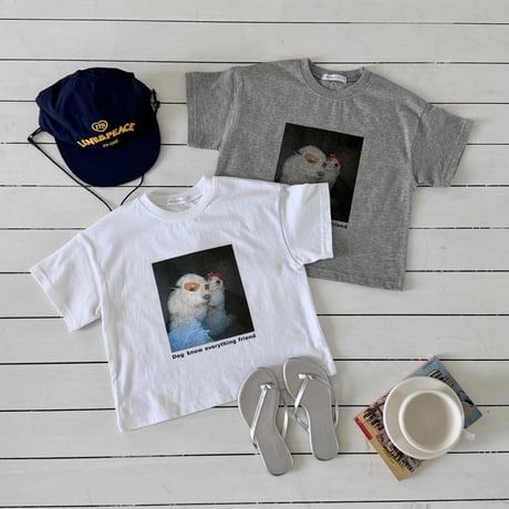 matilda/51. friends dog T-shirt 5-13