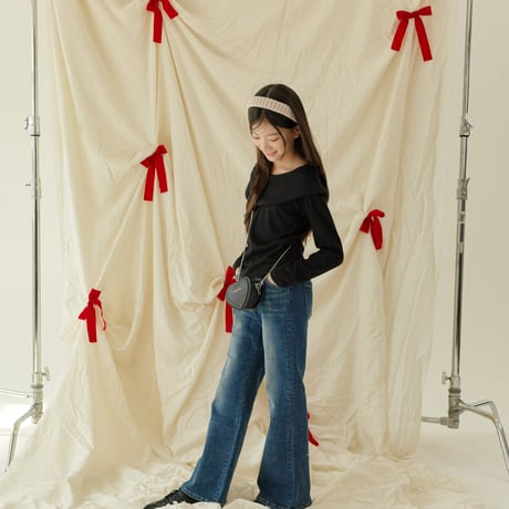 sm2/16. stretchy gimo span denim boots cut 9-17